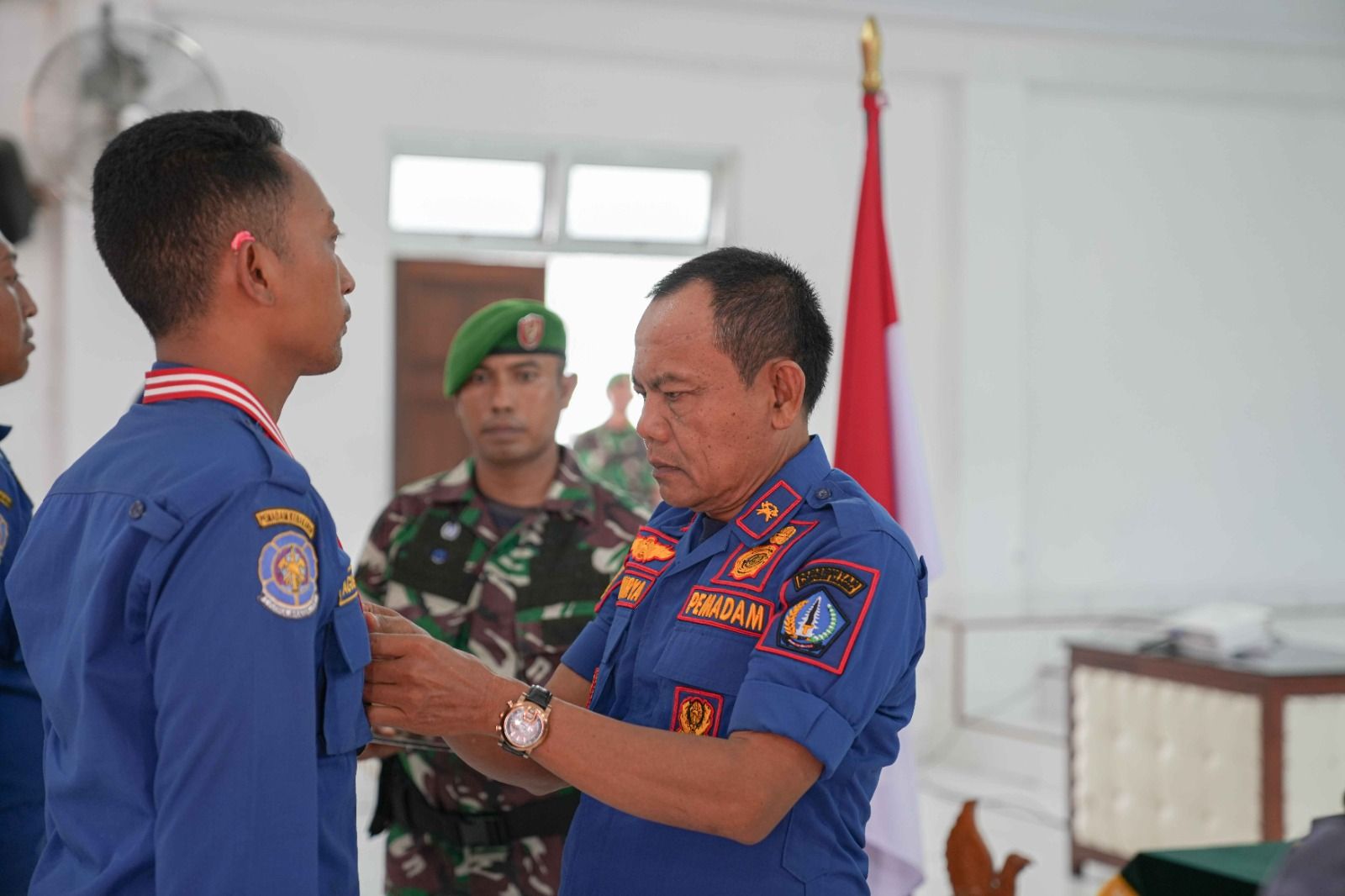 podiumnews.com-Diklat Aparatur Bela Negara Damkar Badung Ditutup